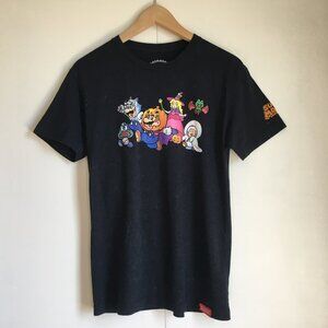Official Nintendo New York Halloween Super Mario Graphic T-Shirt Small Black
